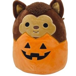 Squishmallows Wade Werewolf Pumpkin Halloween Plush Toy Kellytoy Stuffed Animal